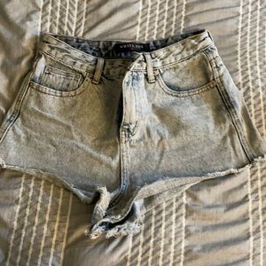 White Fox Jean Shorts
